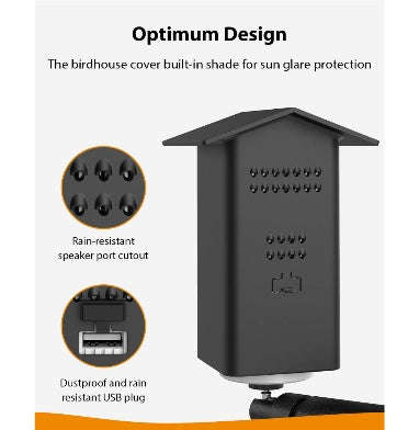 WYZE CAM PAN OUTDOOR WALL MOUNT PROTECTIVE COVER & BRACKET BLACK