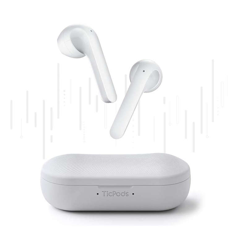 TICPODS 2 WIRELESS EARBUDS ICE WHITE