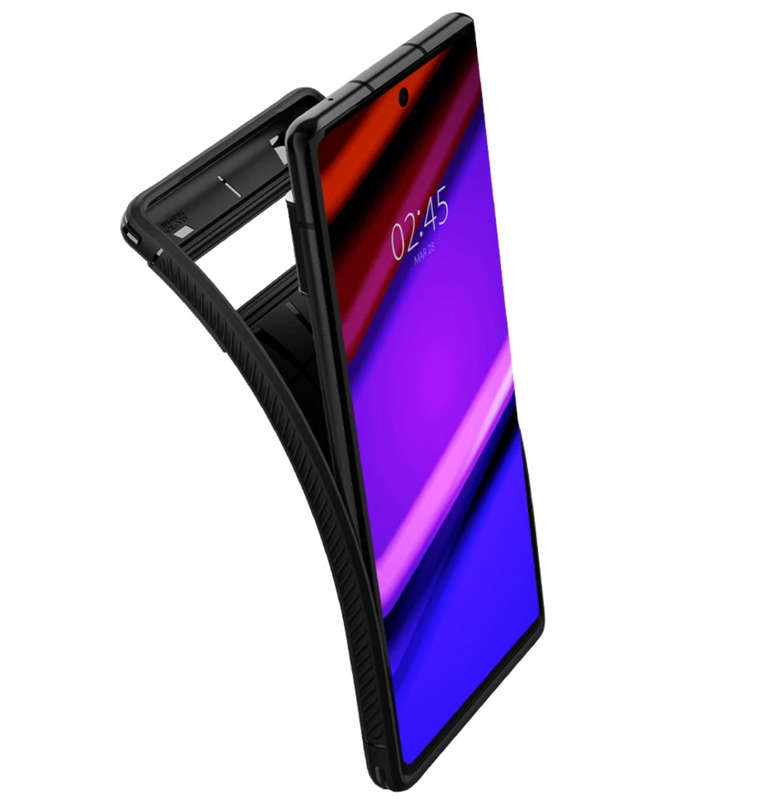 GOOGLE PIXEL 6 PRO PREMIUM RUGGED ARMOR CASE BLACK | SPIGEN