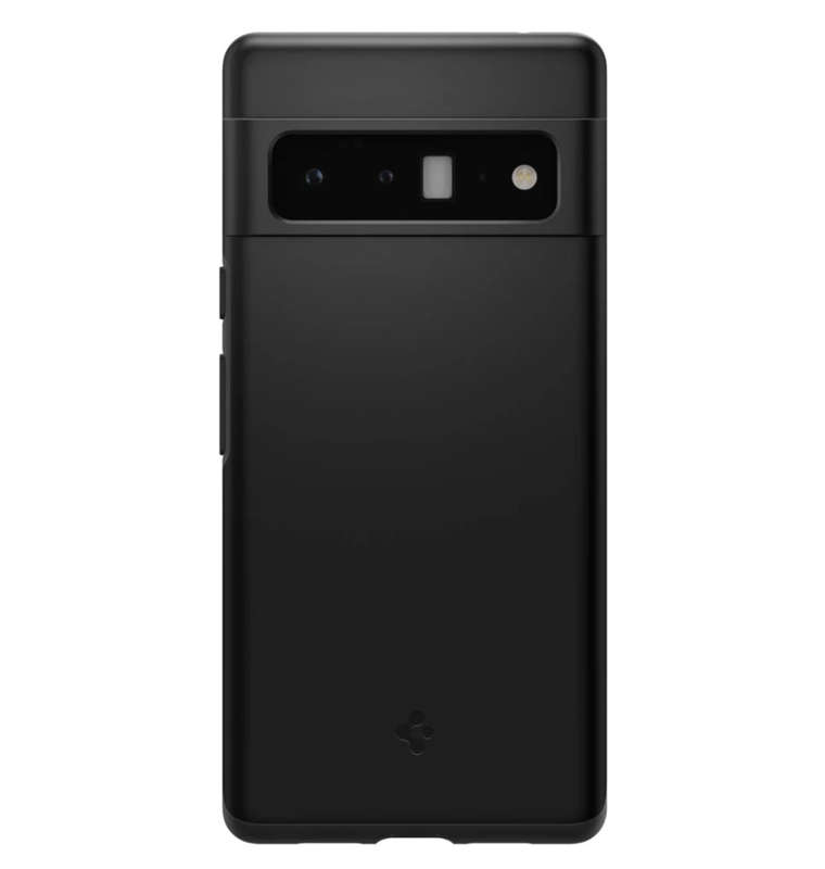 GOOGLE PIXEL 6 PRO PREMIUM SLIM THIN FIT CASE BLACK | SPIGEN