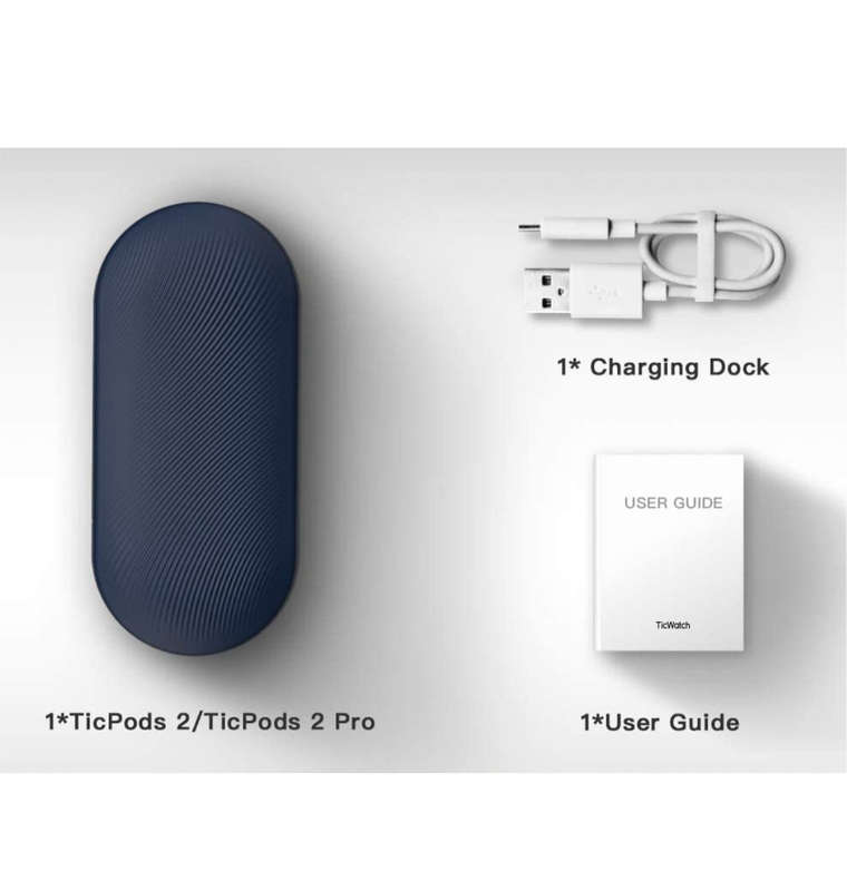 TICPODS 2 WIRELESS EARBUDS ICE WHITE