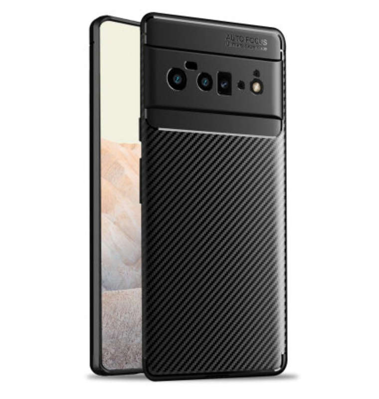 GOOGLE PIXEL 6 PRO PREMIUM SLIM CARBON FIBRE CASE BLACK | OLIXAR