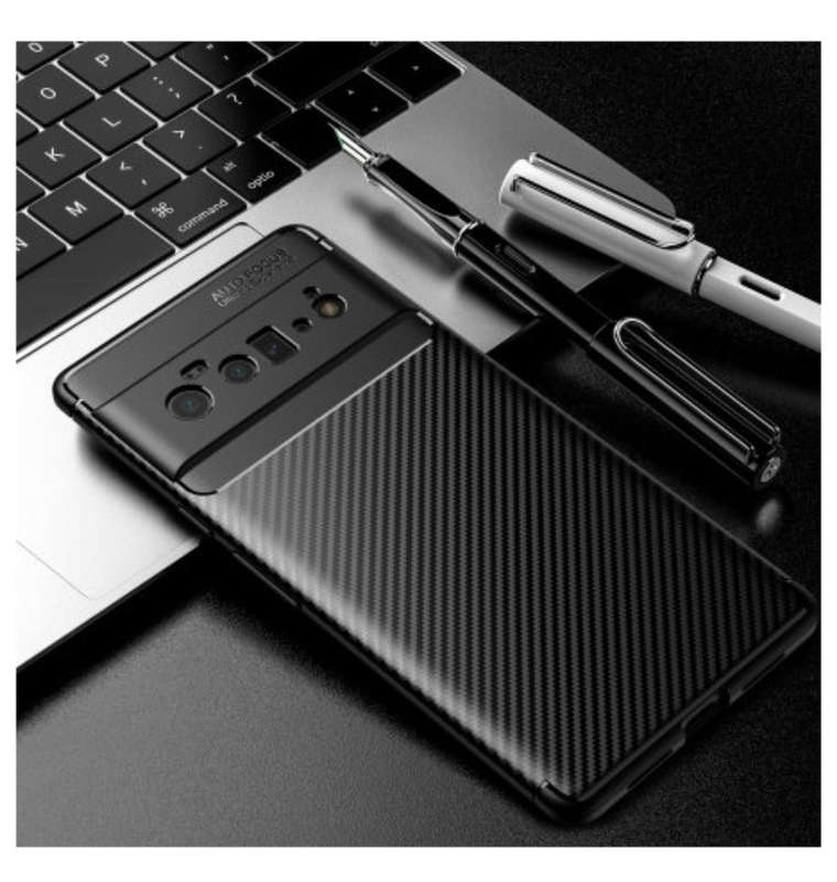 GOOGLE PIXEL 6 PRO PREMIUM SLIM CARBON FIBRE CASE BLACK | OLIXAR