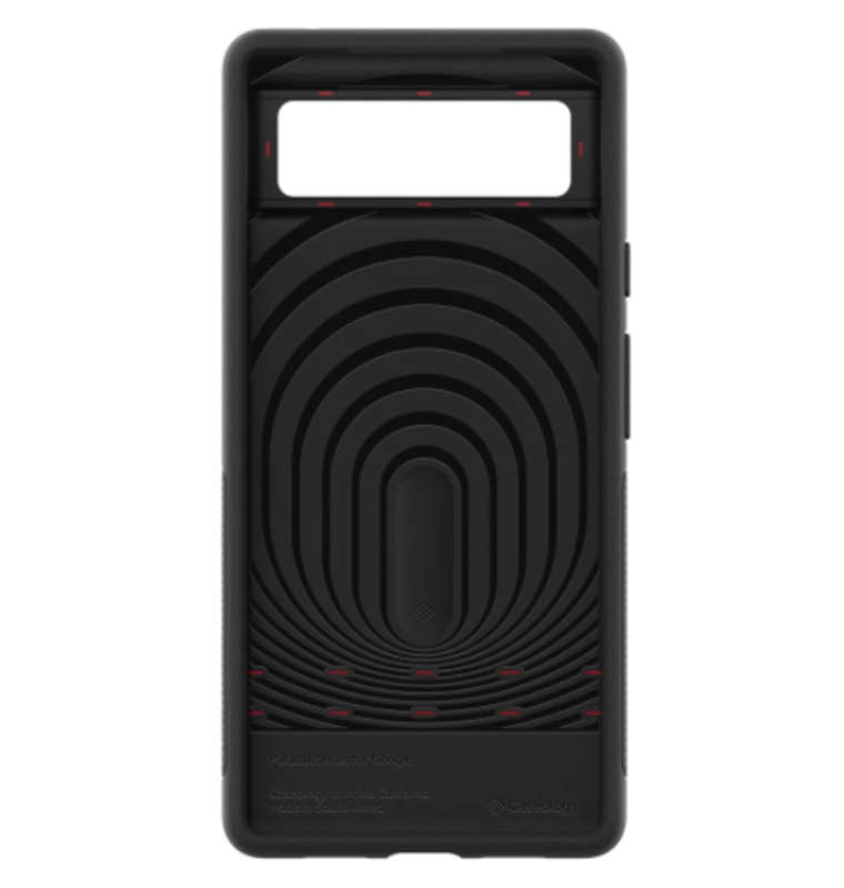 GOOGLE PIXEL 6 PREMIUM PARALLAX SERIES PROTECTIVE CASE BLACK/RED | CASEOLOGY