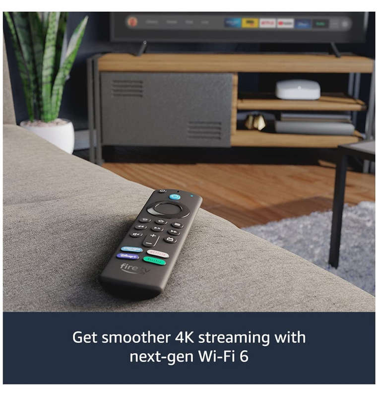 AMAZON FIRE TV STICK 4K MAX (2021) STREAMING MEDIA PLAYER