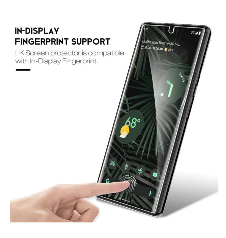 GOOGLE PIXEL 6 PRO PREMIUM FILM SCREEN PROTECTOR AND TEMPERED CAMERA LENS PROTECTOR 4PK | LK