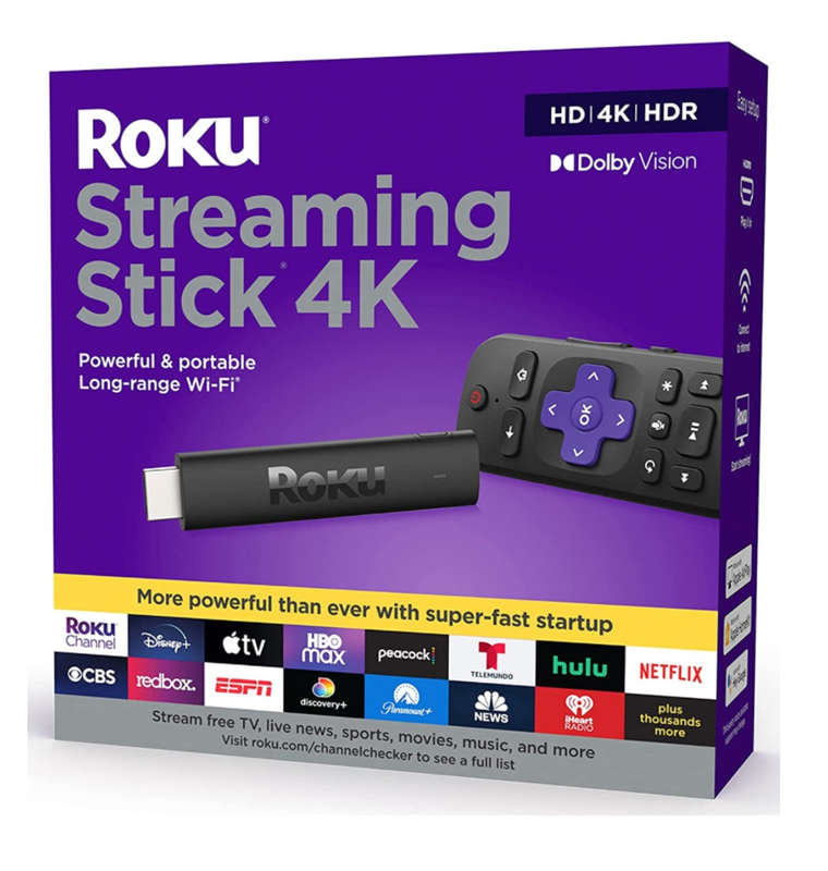 ROKU STREAMING STICK 4K MEDIA PLAYER (2021)