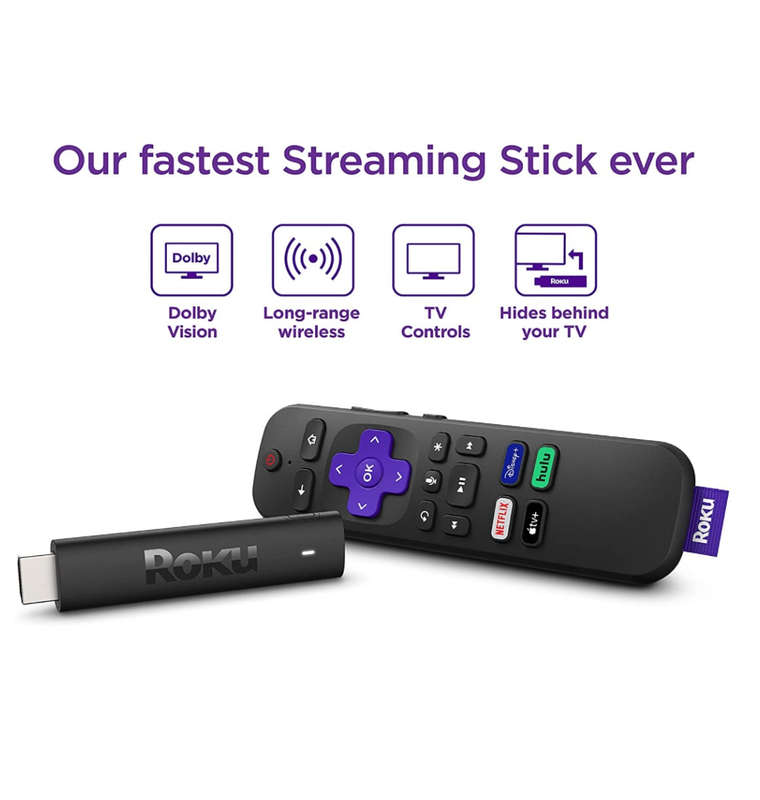 ROKU STREAMING STICK 4K MEDIA PLAYER (2021)