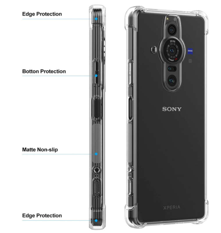 SONY XPERIA PRO-I (2022) PROTECTIVE FLEXIBLE TPU CASE CLEAR