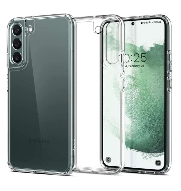 SAMSUNG GALAXY S22 PREMIUM ULTRA HYBRID CRYSTAL CASE CLEAR | SPIGEN