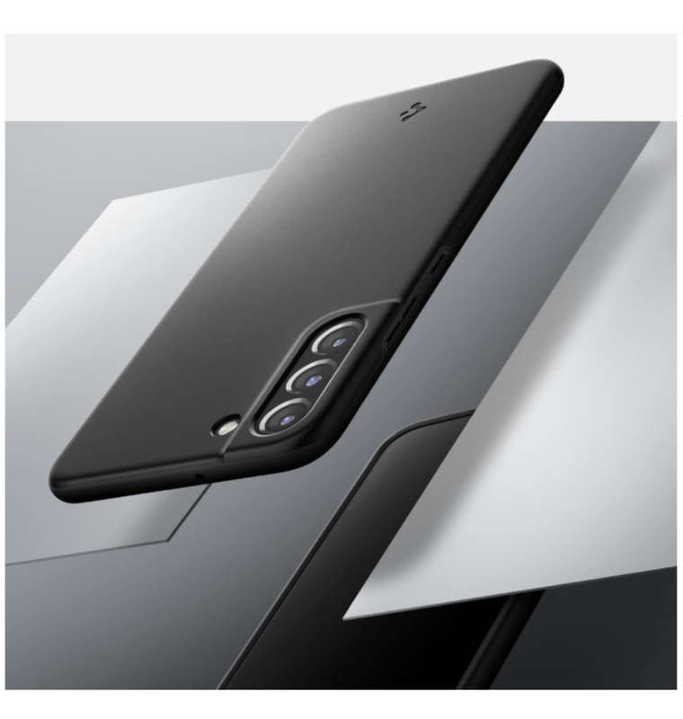 SAMSUNG GALAXY S22 PREMIUM SLIM THIN FIT CASE BLACK | SPIGEN