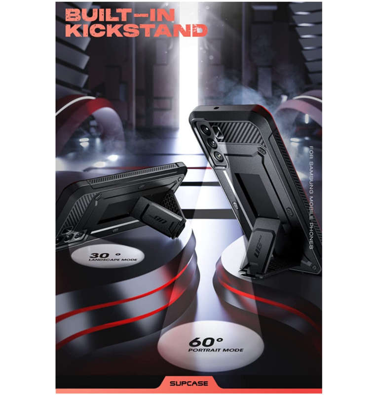 SAMSUNG GALAXY S22 FULL BODY RUGGED PROTECTIVE CASE BLACK | SUPCASE