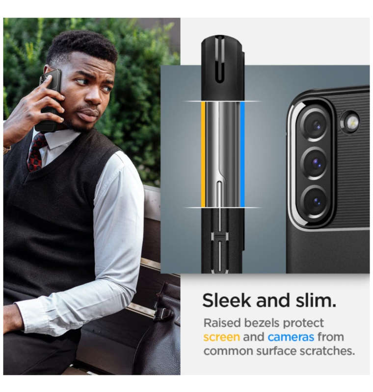 SAMSUNG GALAXY S22+ PREMIUM RUGGED CASE BLACK | SPIGEN