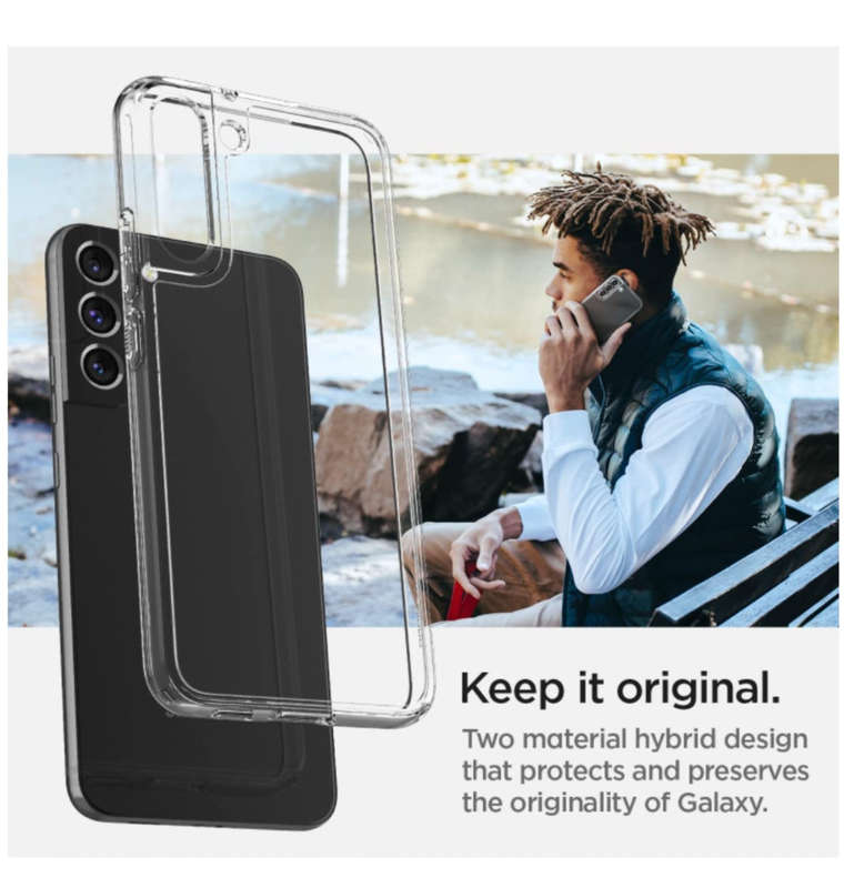 SAMSUNG GALAXY S22+ PREMIUM ULTRA HYBRID CRYSTAL CASE CLEAR | SPIGEN