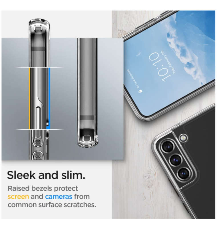 SAMSUNG GALAXY S22+ PREMIUM ULTRA HYBRID CRYSTAL CASE CLEAR | SPIGEN
