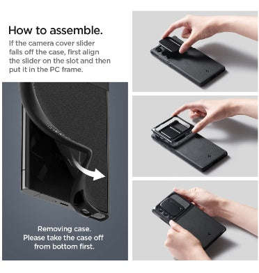 SAMSUNG GALAXY S22 ULTRA PREMIUM SLIM OPTIK ARMOR CASE BLACK | SPIGEN