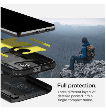 SAMSUNG GALAXY S22 PREMIUM TOUGH ARMOR CASE BLACK | SPIGEN