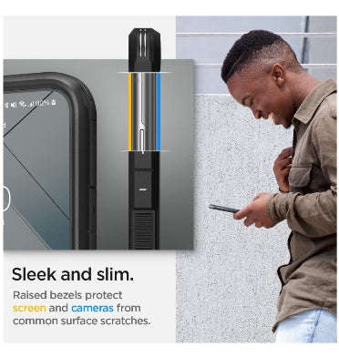 SAMSUNG GALAXY S22 PREMIUM TOUGH ARMOR CASE BLACK | SPIGEN