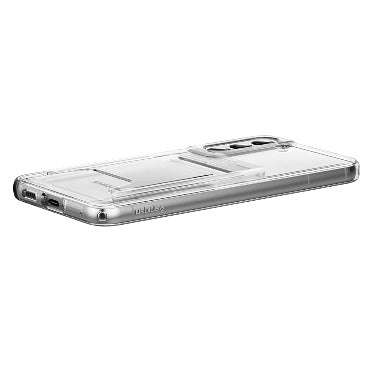 SAMSUNG GALAXY S22+ PREMIUM SLIM ARMOR DUAL SLOT CARD CASE CRYSTAL CLEAR | SPIGEN