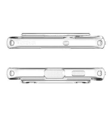 SAMSUNG GALAXY S22+ PREMIUM SLIM ARMOR DUAL SLOT CARD CASE CRYSTAL CLEAR | SPIGEN