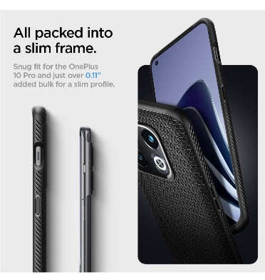 ONEPLUS 10 PRO PREMIUM SLIM LIQUID AIR CASE BLACK | SPIGEN