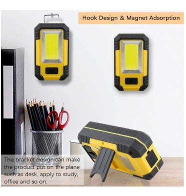 WARSUN 30W USB RECHARGEABLE PORTABLE LED LIGHT WITH MAGNETIC BASE