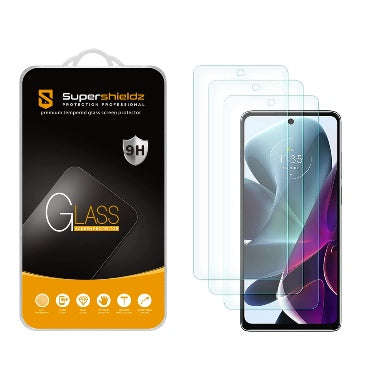 MOTO G200 (2022) PREMIUM TEMPERED GLASS SCREEN PROTECTOR 9H 3PK | SUPERSHIELDZ