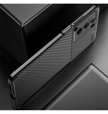 MOTO G200 (2022) PREMIUM CARBON FIBRE TEXTURED CASE CARBON BLACK | CRUZERLITE