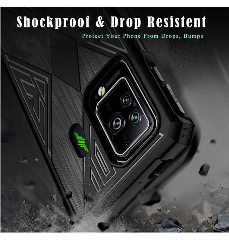 XIAOMI BLACK SHARK 5/5 PRO RUGGED PROTECTIVE CASE BLACK