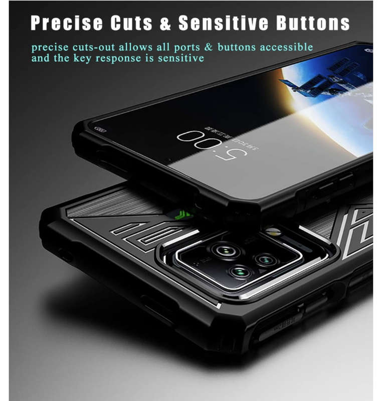 XIAOMI BLACK SHARK 5/5 PRO RUGGED PROTECTIVE CASE BLACK