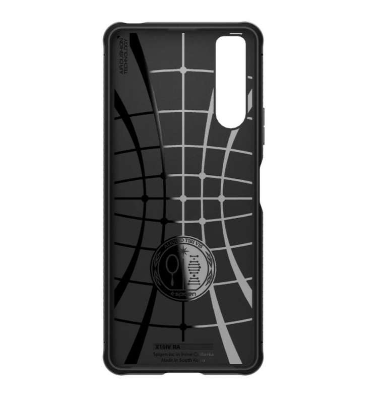 SONY XPERIA 10 IV PREMIUM RUGGED ARMOR CASE BLACK | SPIGEN