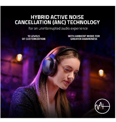 RAZER BARRACUDA PRO THX HYBRID ANC WIRELESS HEADSET BLACK