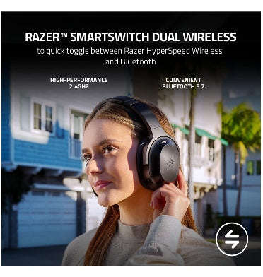 RAZER BARRACUDA PRO THX HYBRID ANC WIRELESS HEADSET BLACK
