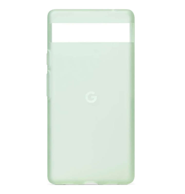 GOOGLE PIXEL 6A SOFT SHELL CASE SEA FOAM