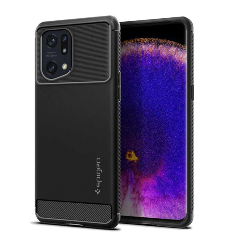 OPPO FIND X5 PRO PREMIUM RUGGED ARMOR CASE BLACK | SPIGEN
