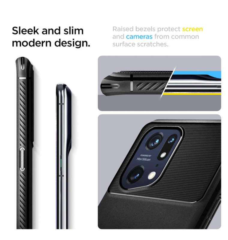 OPPO FIND X5 PRO PREMIUM RUGGED ARMOR CASE BLACK | SPIGEN