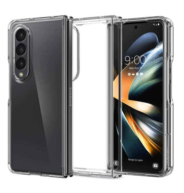 SAMSUNG GALAXY Z FOLD 4 PREMIUM ULTRA HYBRID CRYSTAL CASE CLEAR | SPIGEN