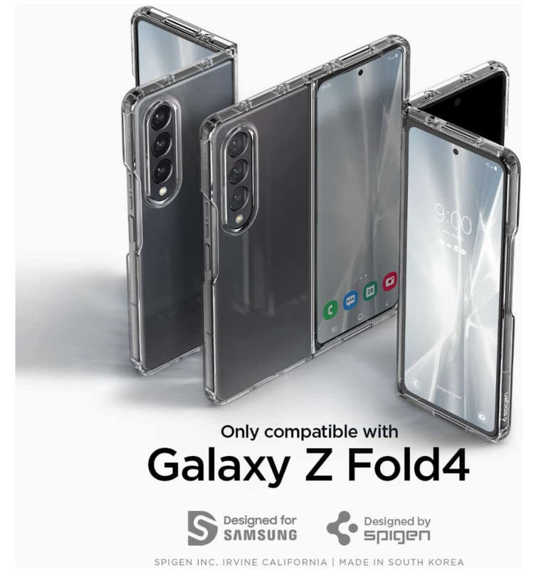 SAMSUNG GALAXY Z FOLD 4 PREMIUM ULTRA HYBRID CRYSTAL CASE CLEAR | SPIGEN