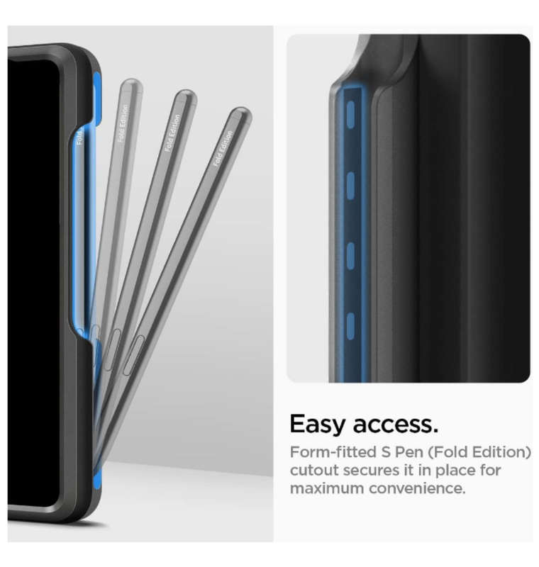 SAMSUNG GALAXY Z FOLD 4 PREMIUM SLIM ARMOR PRO PEN EDITION CASE BLACK | SPIGEN