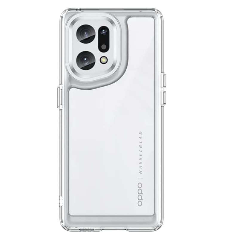 OPPO FIND X5 PRO PREMIUM SLIM FLEXIBLE TPU BUMPER CASE CLEAR