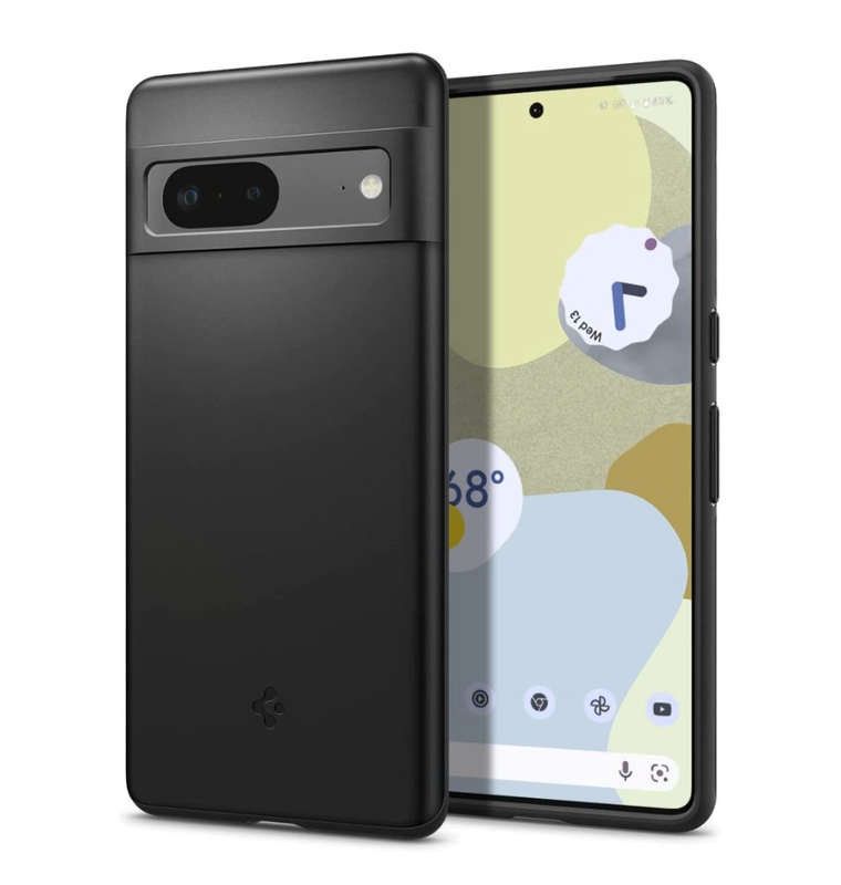 GOOGLE PIXEL 7 PREMIUM SLIM THIN FIT CASE BLACK | SPIGEN