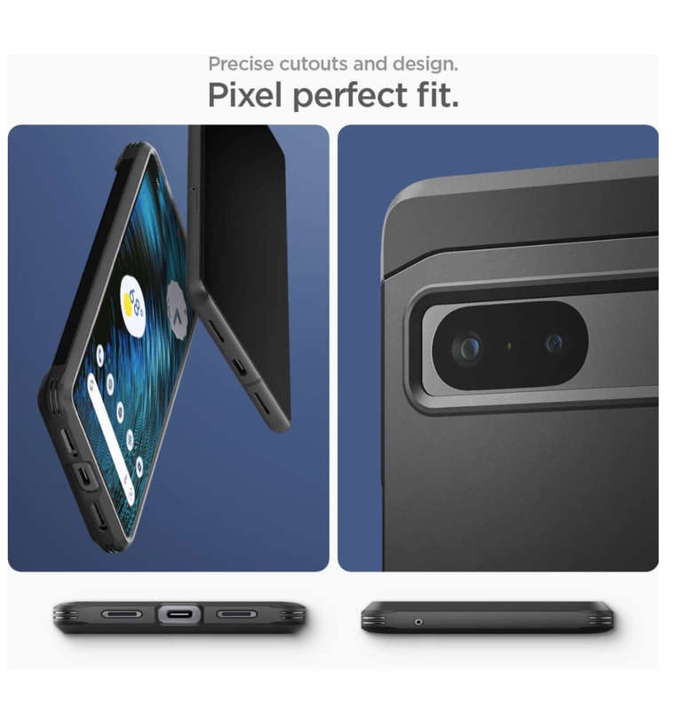 GOOGLE PIXEL 7 PREMIUM TOUGH ARMOR CASE BLACK | SPIGEN