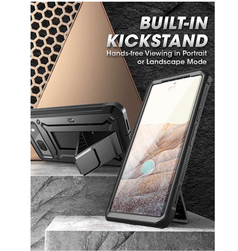 GOOGLE PIXEL 7 FULL BODY RUGGED PROTECTIVE CASE BLACK | SUPCASE