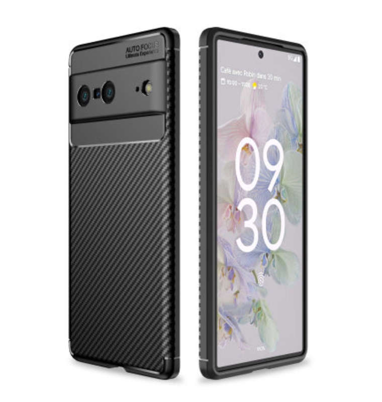 GOOGLE PIXEL 7 PREMIUM SLIM CARBON FIBRE CASE BLACK | OLIXAR