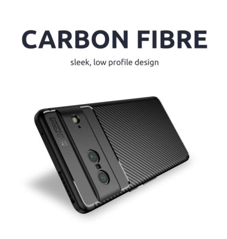 GOOGLE PIXEL 7 PREMIUM SLIM CARBON FIBRE CASE BLACK | OLIXAR