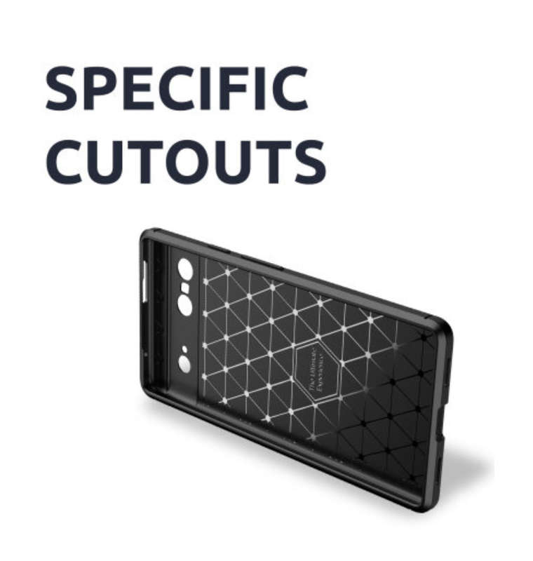 GOOGLE PIXEL 7 PREMIUM SLIM CARBON FIBRE CASE BLACK | OLIXAR