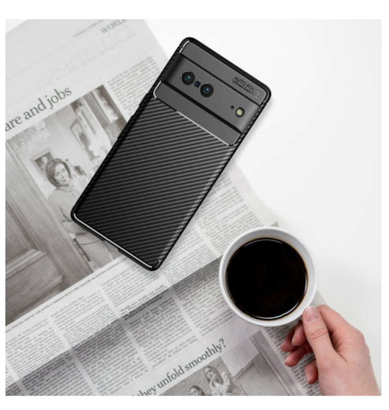 GOOGLE PIXEL 7 PREMIUM SLIM CARBON FIBRE CASE BLACK | OLIXAR