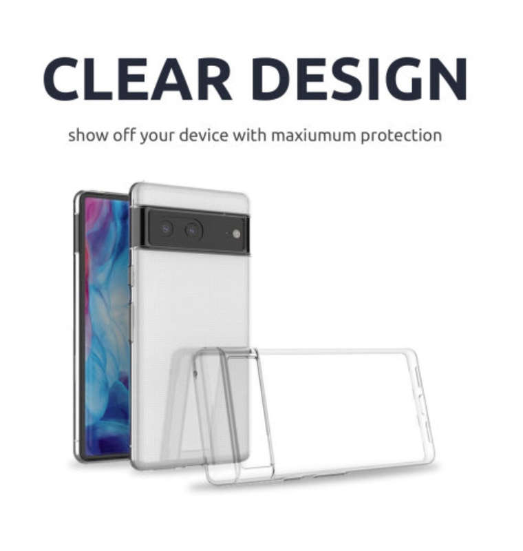 GOOGLE PIXEL 7 ULTRA SLIM TRANSPARENT CASE CLEAR | OLIXAR