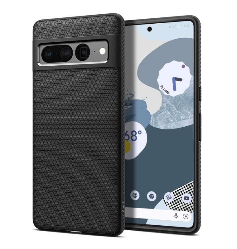 GOOGLE PIXEL 7 PRO PREMIUM SLIM LIQUID AIR CASE BLACK | SPIGEN