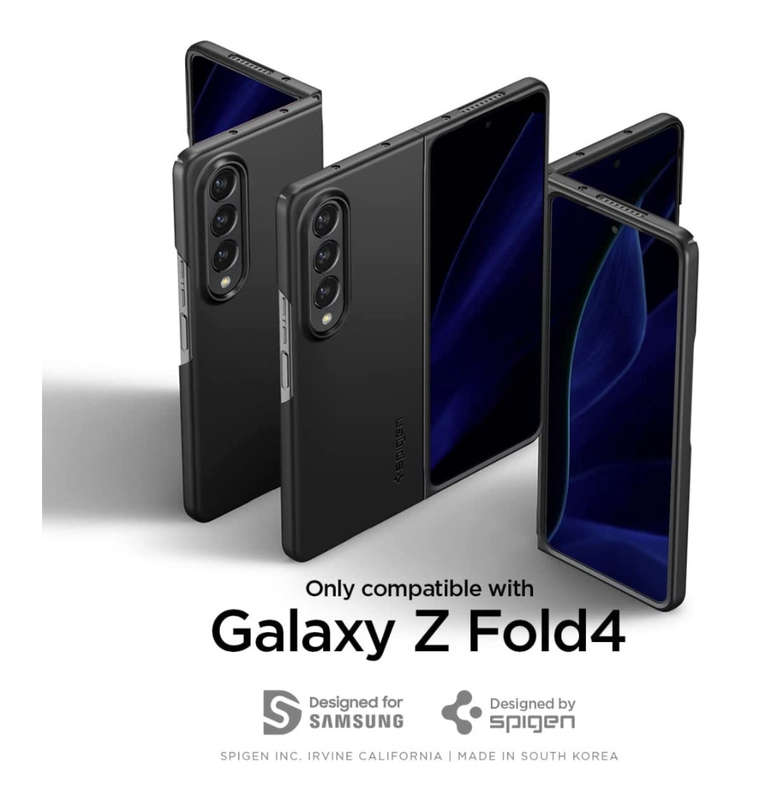 SAMSUNG GALAXY Z FOLD 4 PREMIUM AIRSKIN CASE BLACK | SPIGEN